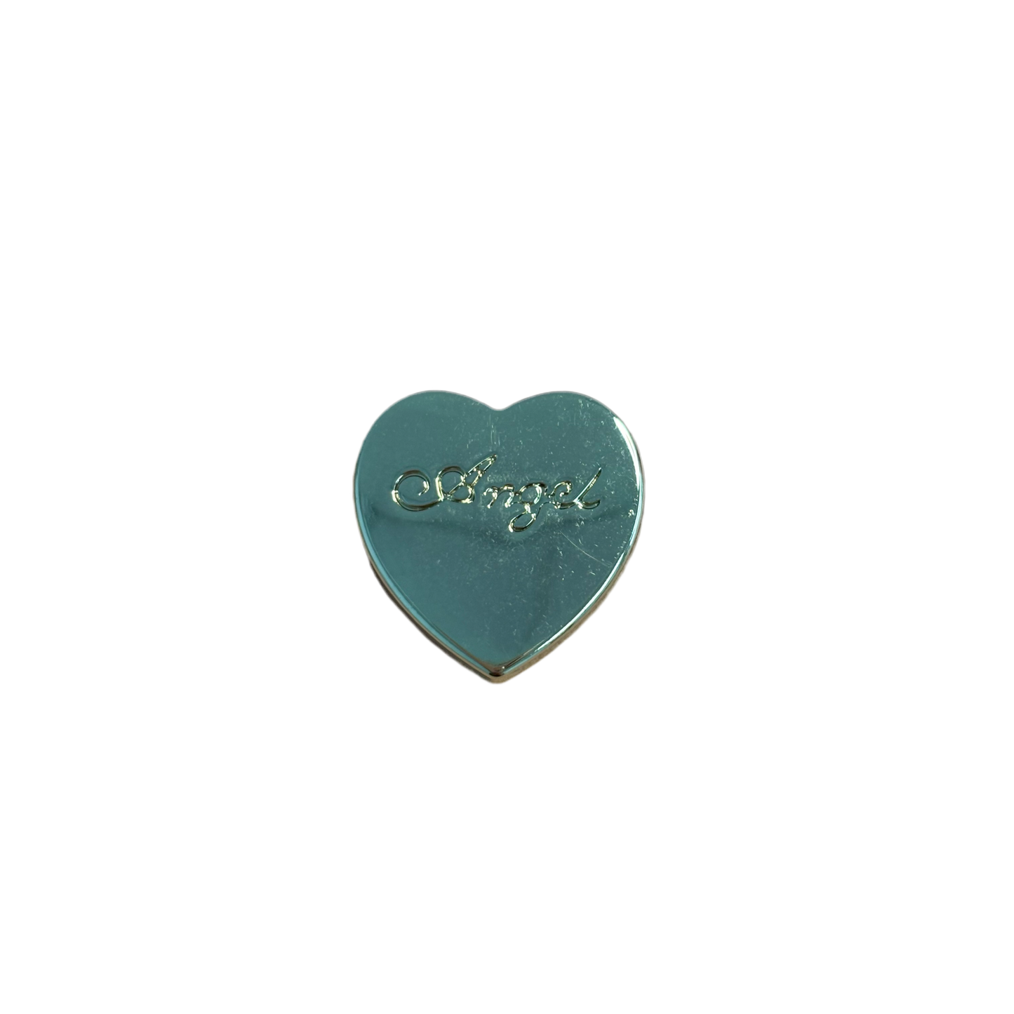 Metal Angel Heart Charm