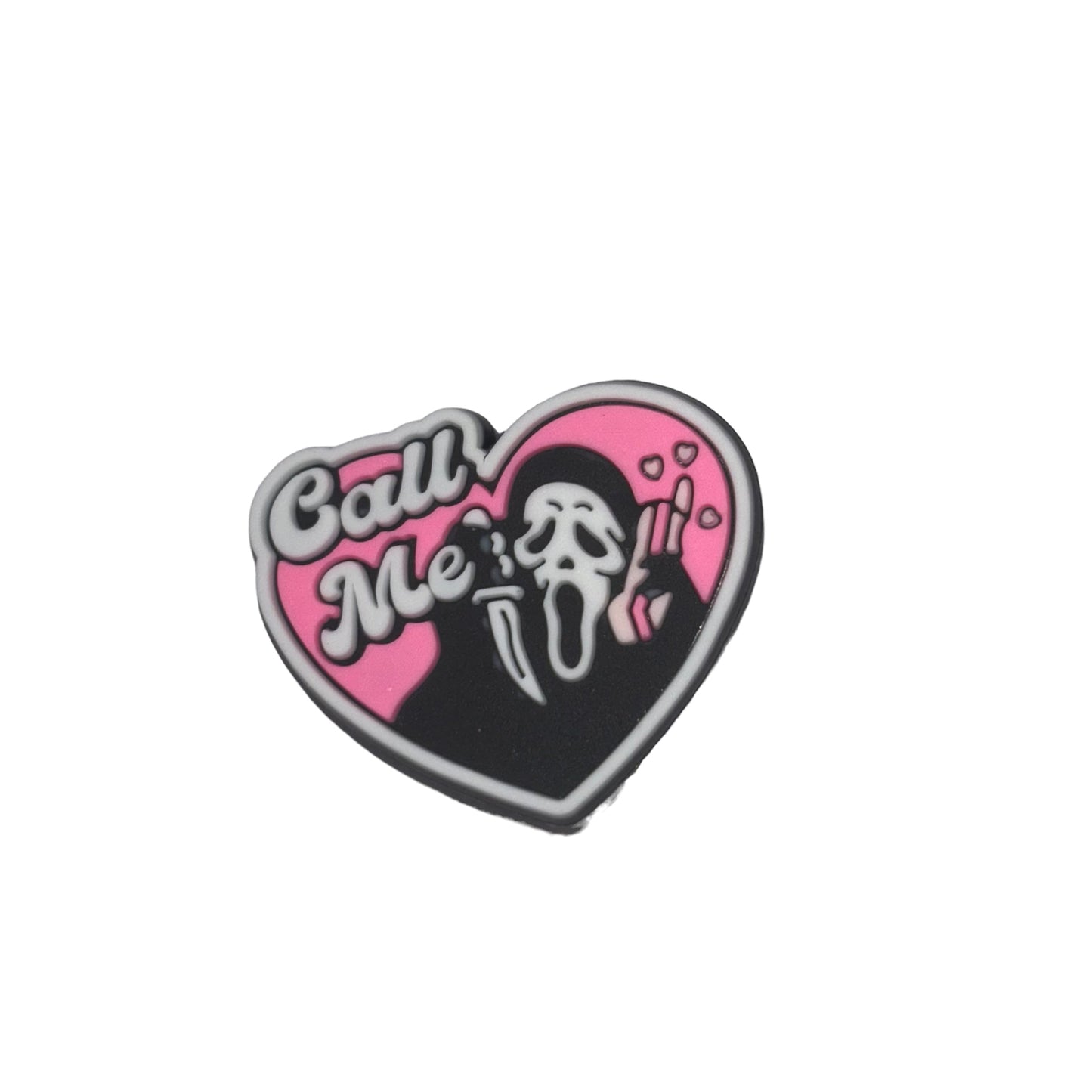 Ghostface Heart Charm