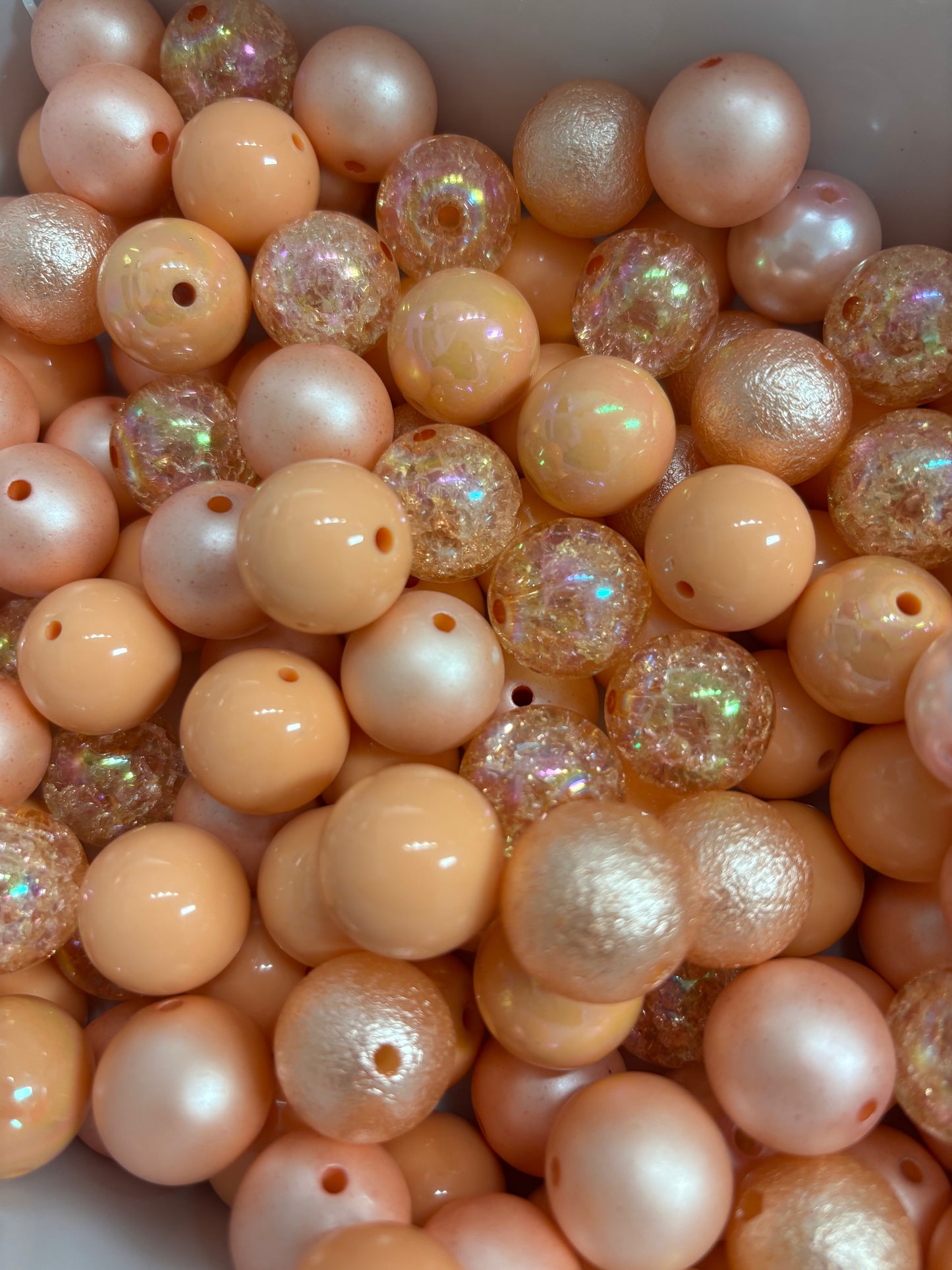 18mm Bead Mix - Peachy Keen