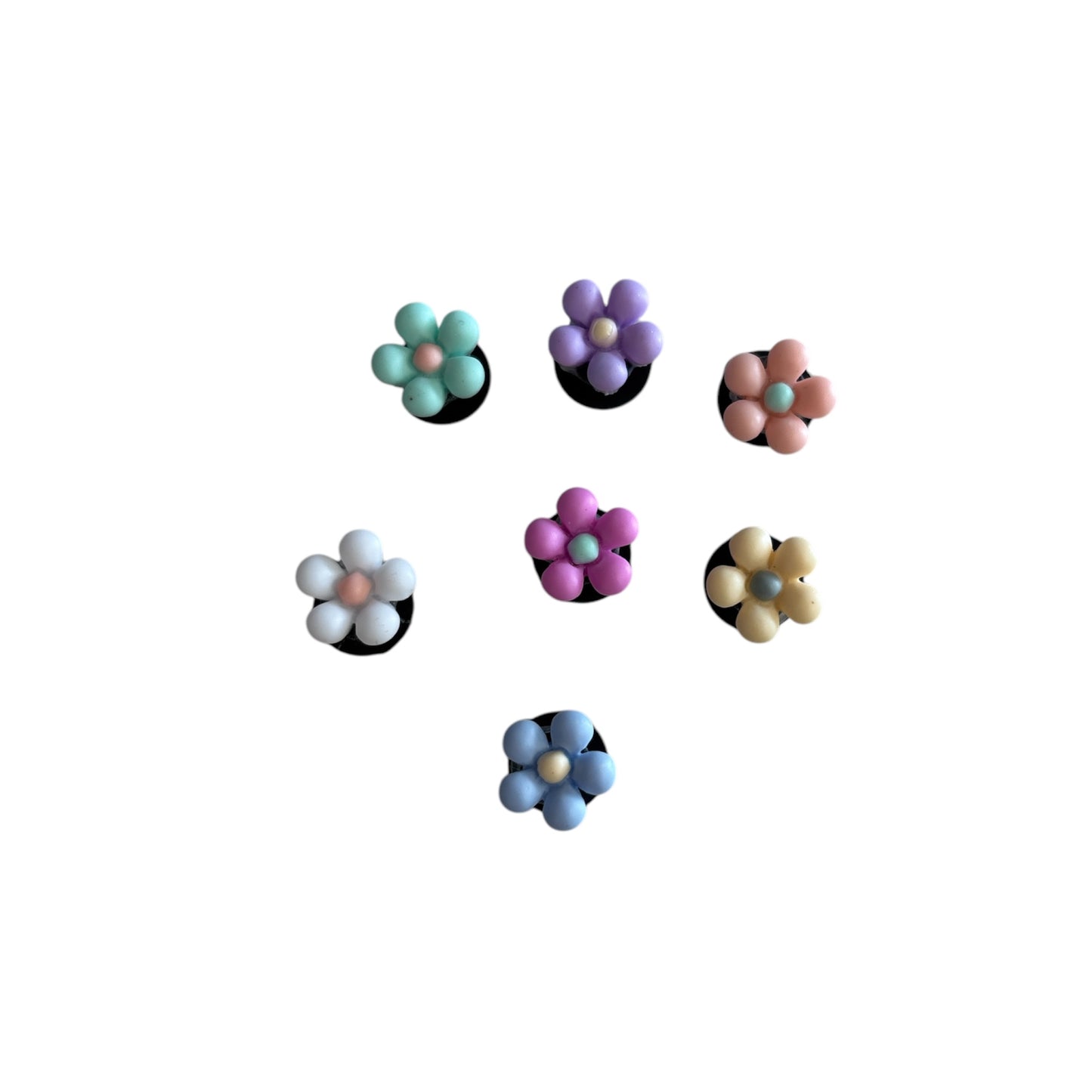 3D Ditsy Flowers Charm