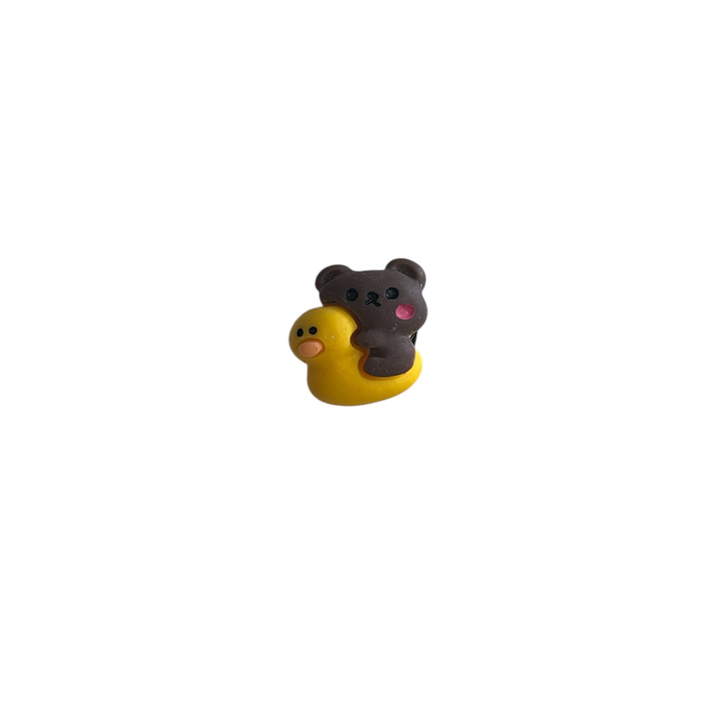 3D Bear with His Ducky Charm
