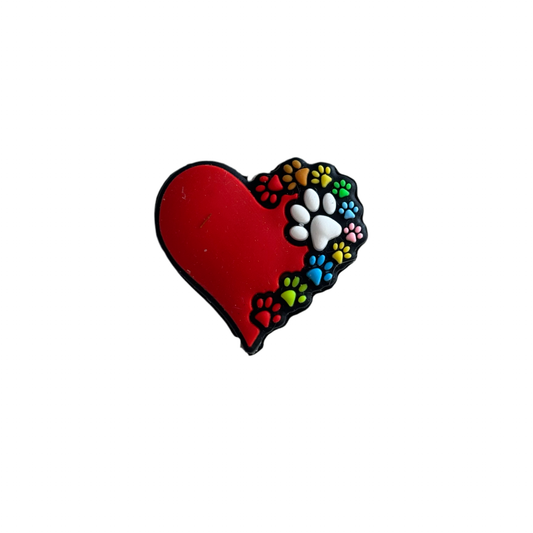 Heart of Paws Focal Bead