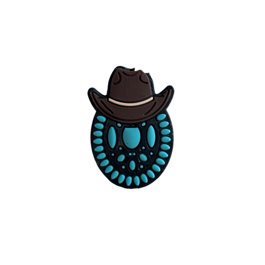 Western Hat Focal Bead