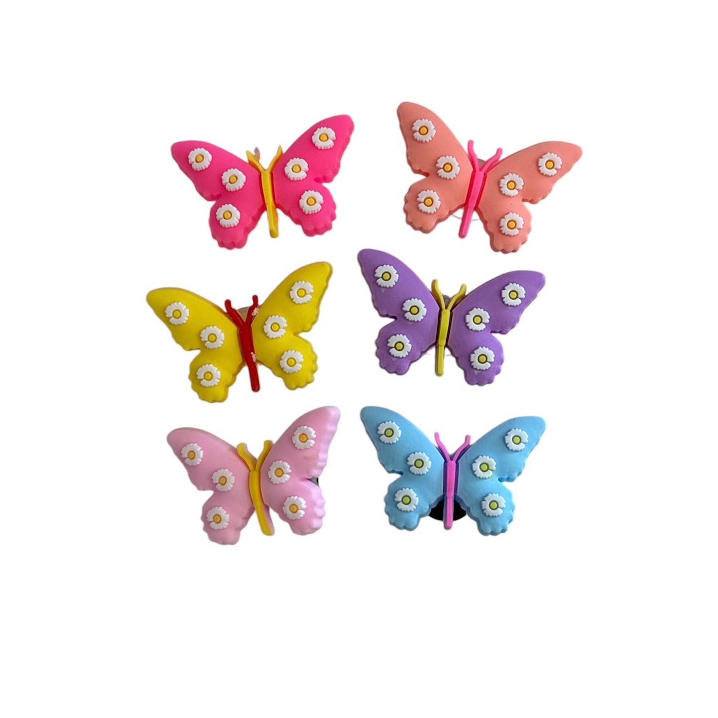 Daisy Butterflies Charm