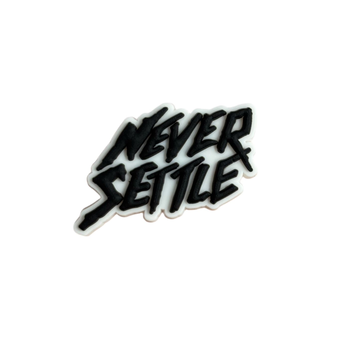 Never Settle Charm