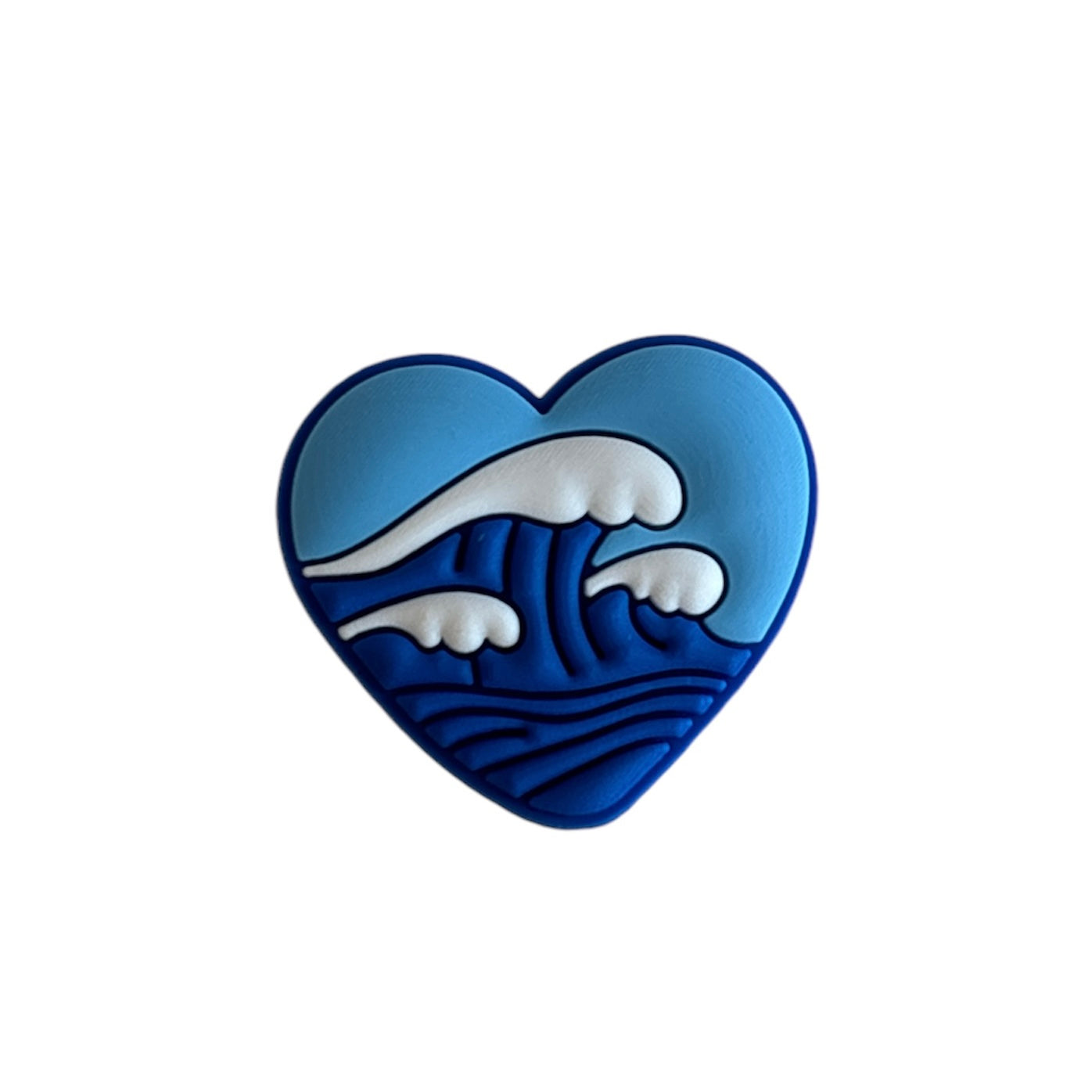 Surf Heart Charm