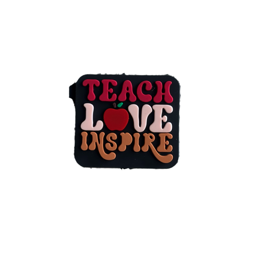 Teach Love Inspire Focal Bead