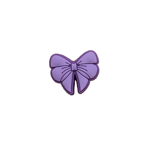 Purple Bow Charm