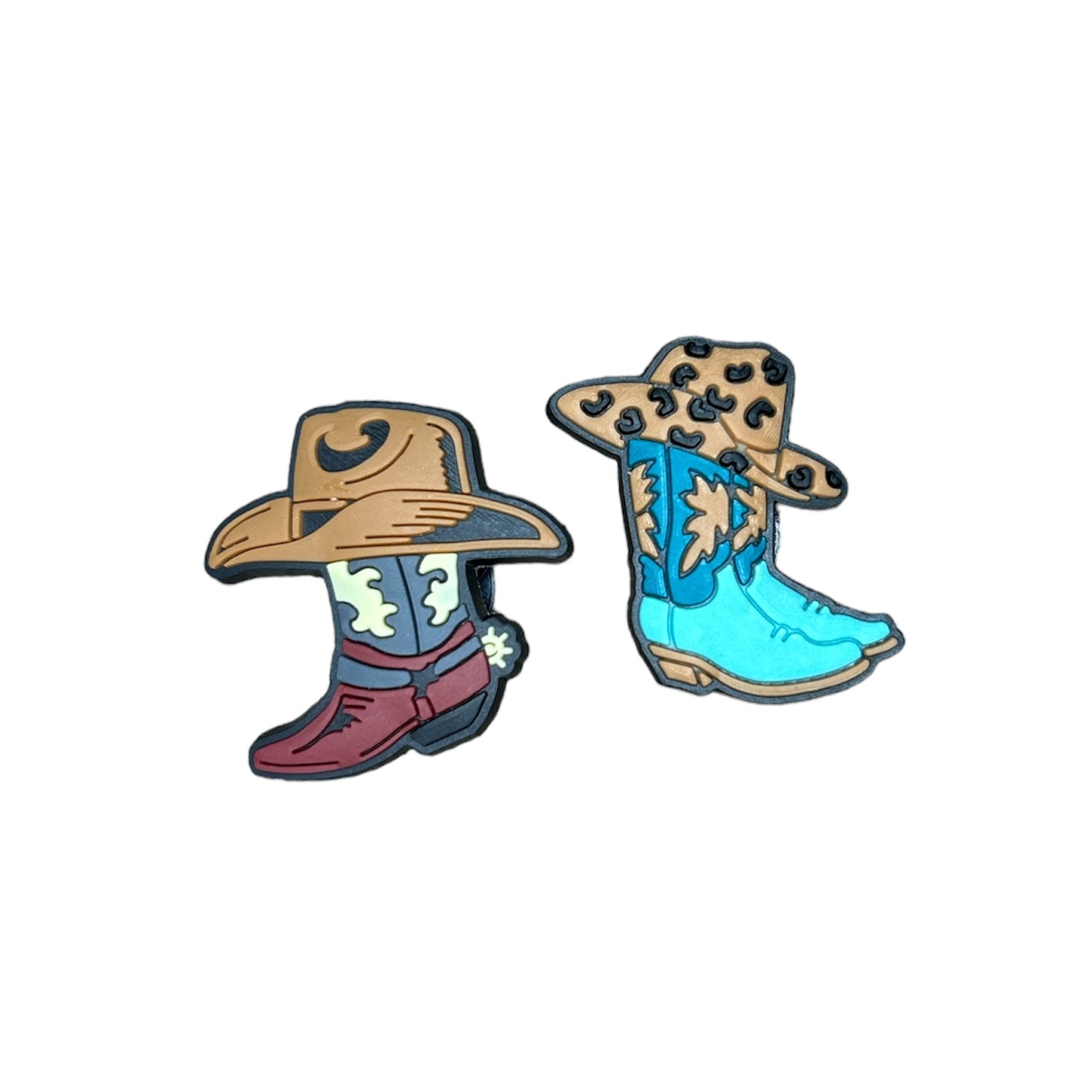 Cowboy Boots & Hat Charm