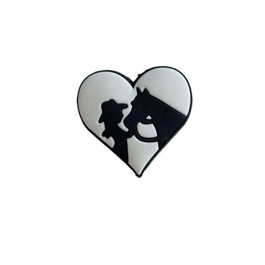 Horse Love Focal Bead