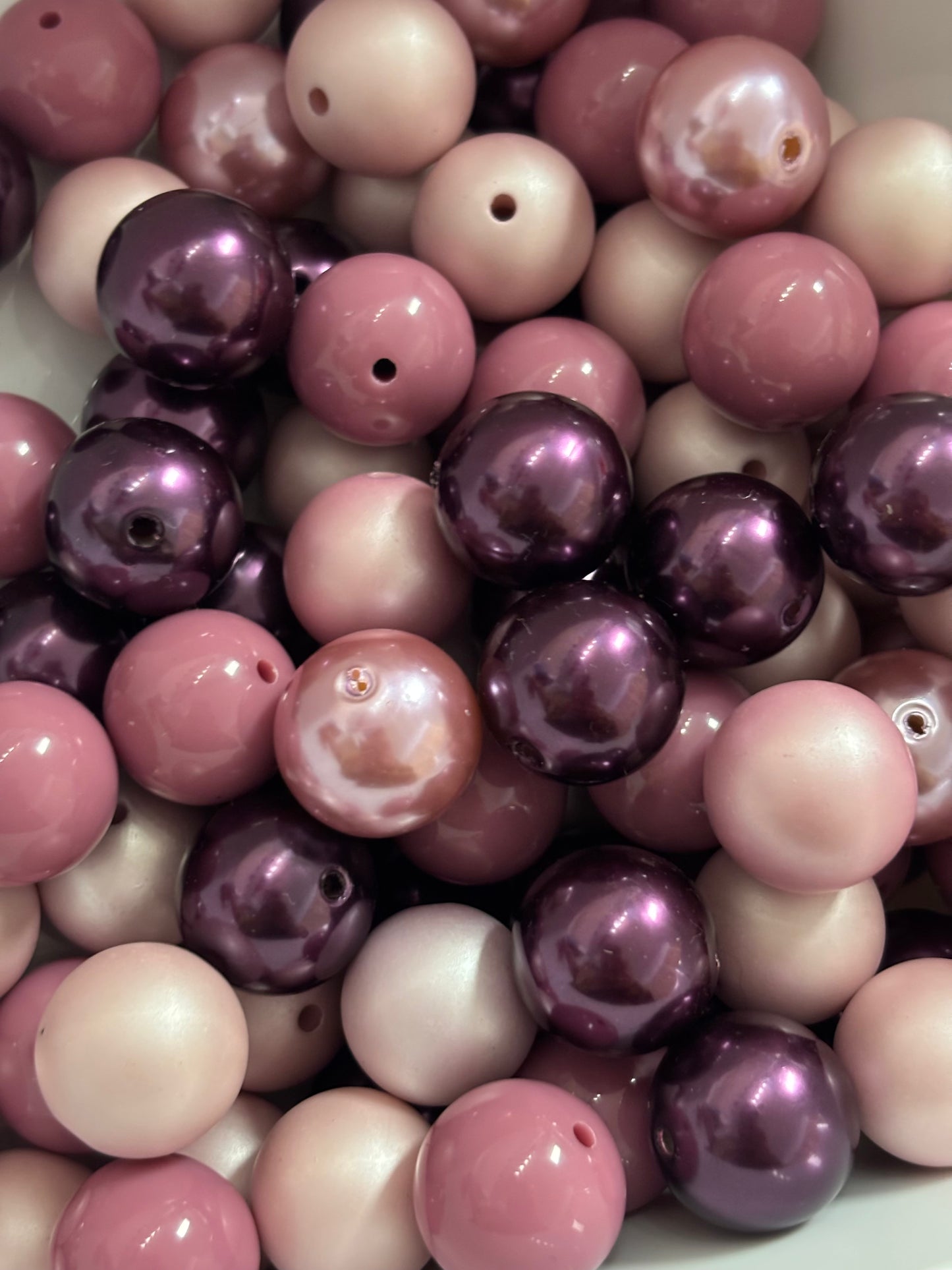 18mm Bead Mix - Boujee Purple