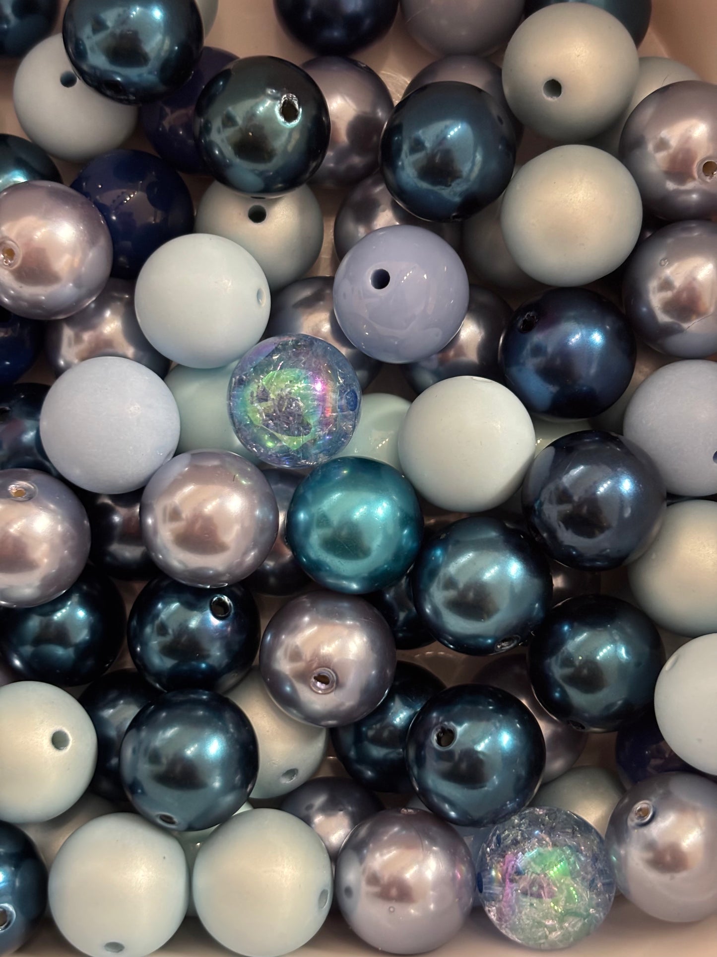 18mm Bead Mix - Moonbeam