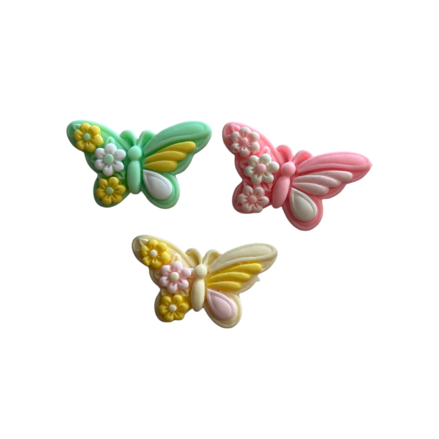 3D Flower Butterfly Charm
