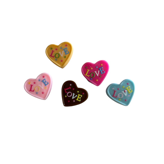 3D Love Heart Charm