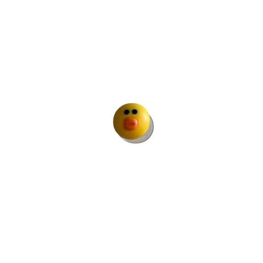 3D Chick Face Charm