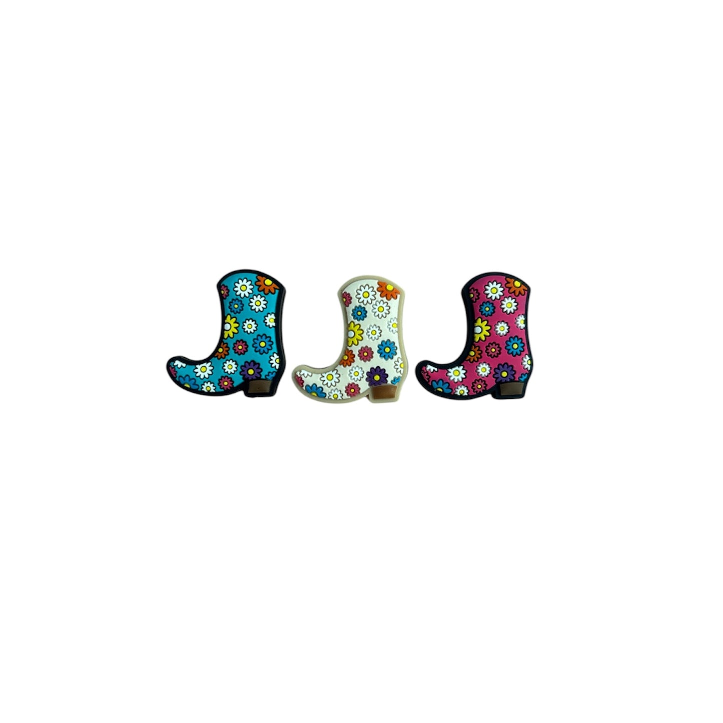 Cowboy Floral Boot Focal Bead