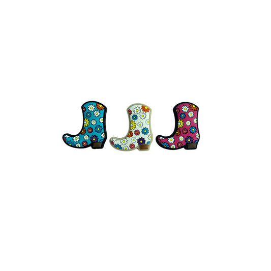 Cowboy Floral Boot Focal Bead