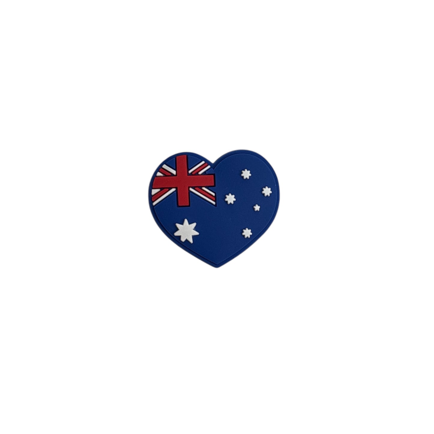 Aus Flag Heart Charm