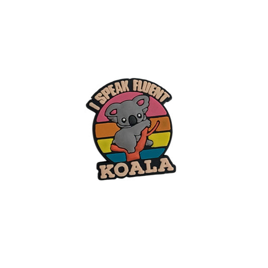 I Speak Fluent Koala Charm