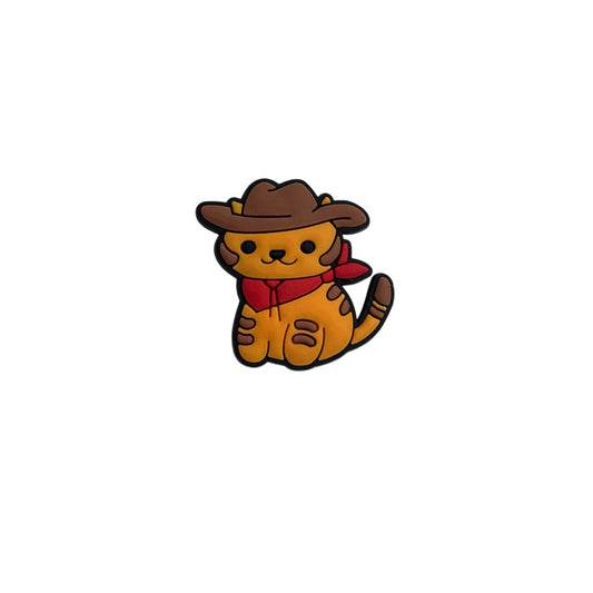 Cowboy Kitty Charm