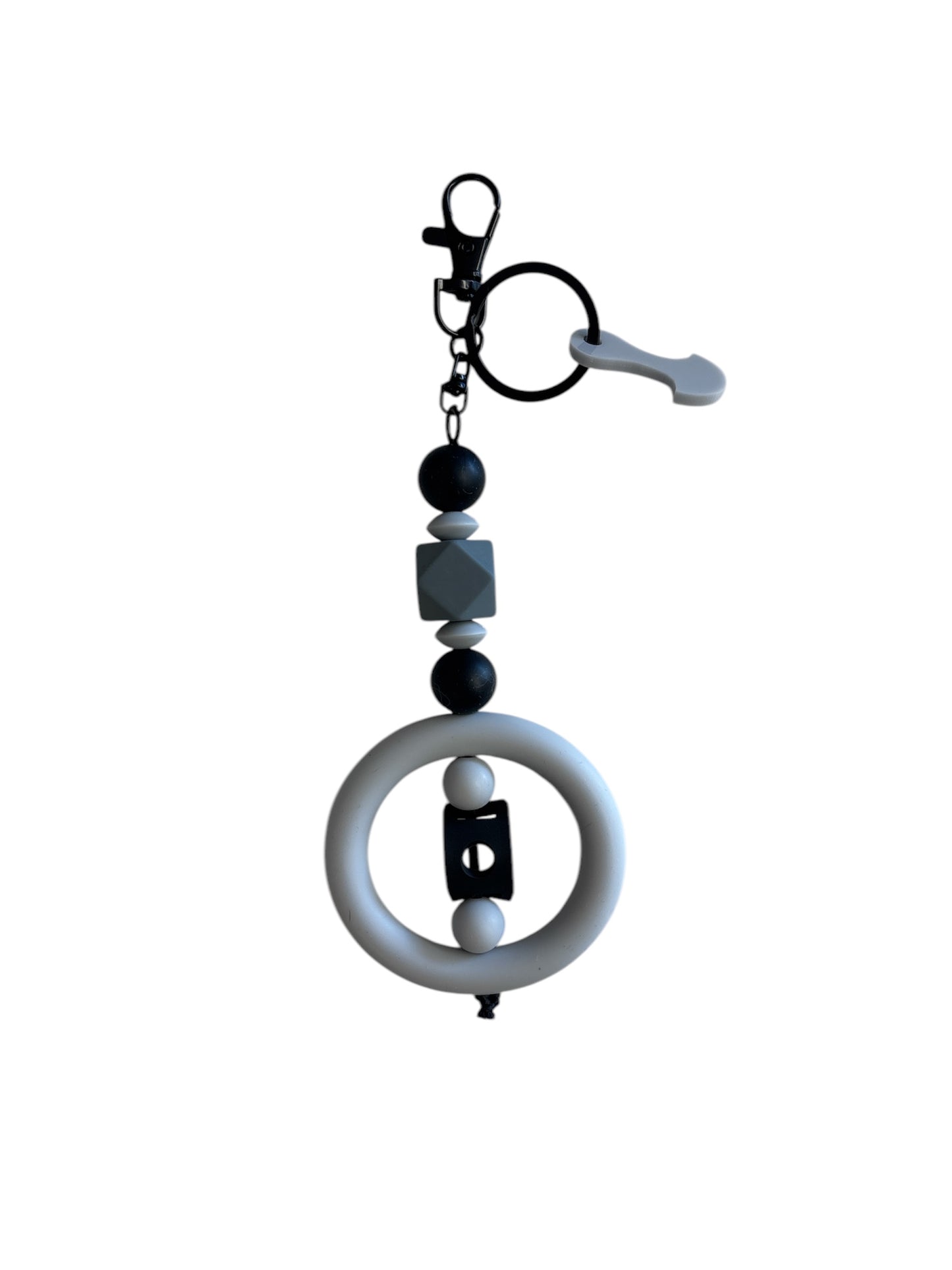 Shades of Grey Charm Keyring (with Trolley Token)