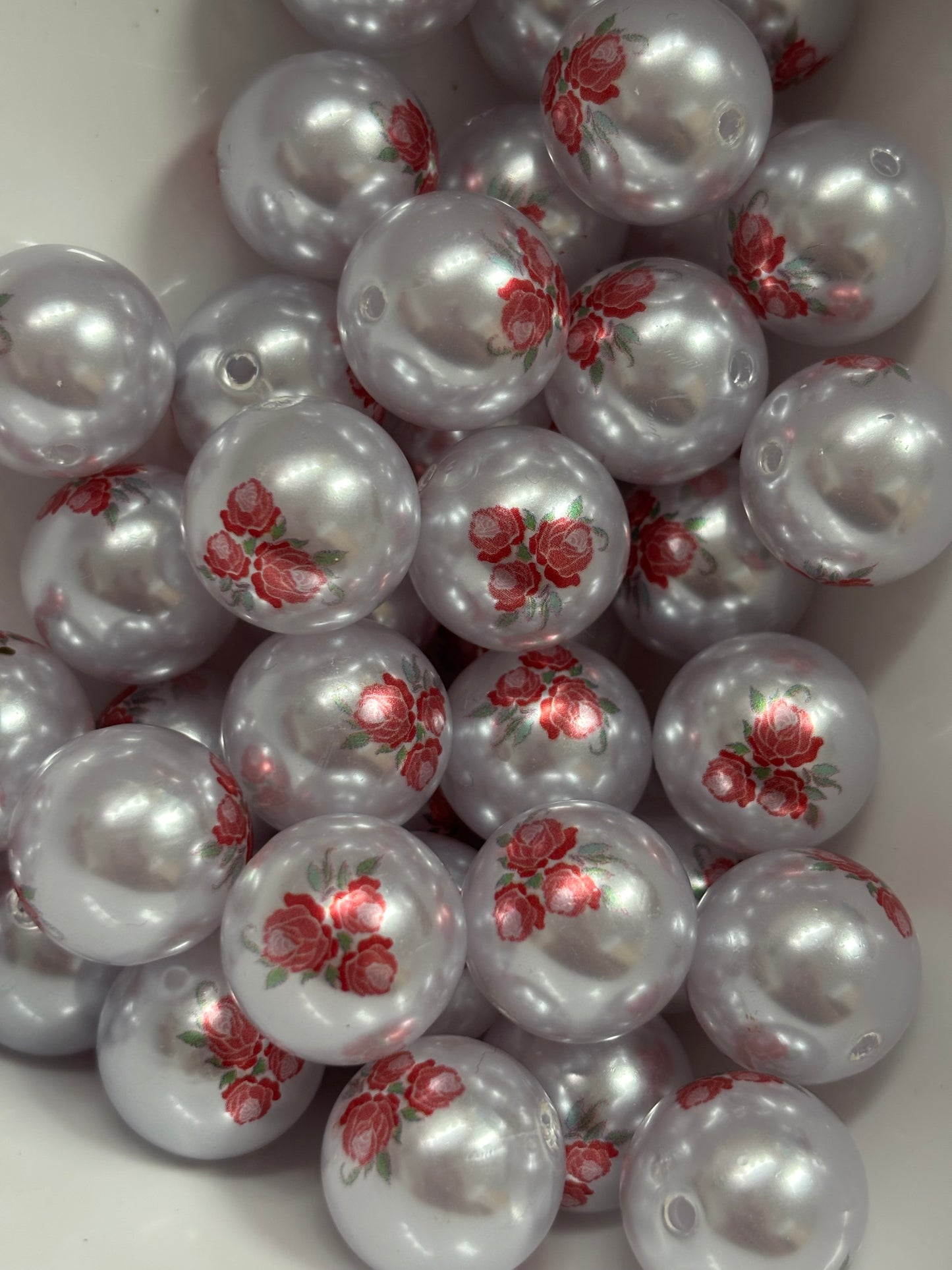 18mm Bead - Rose Pearl