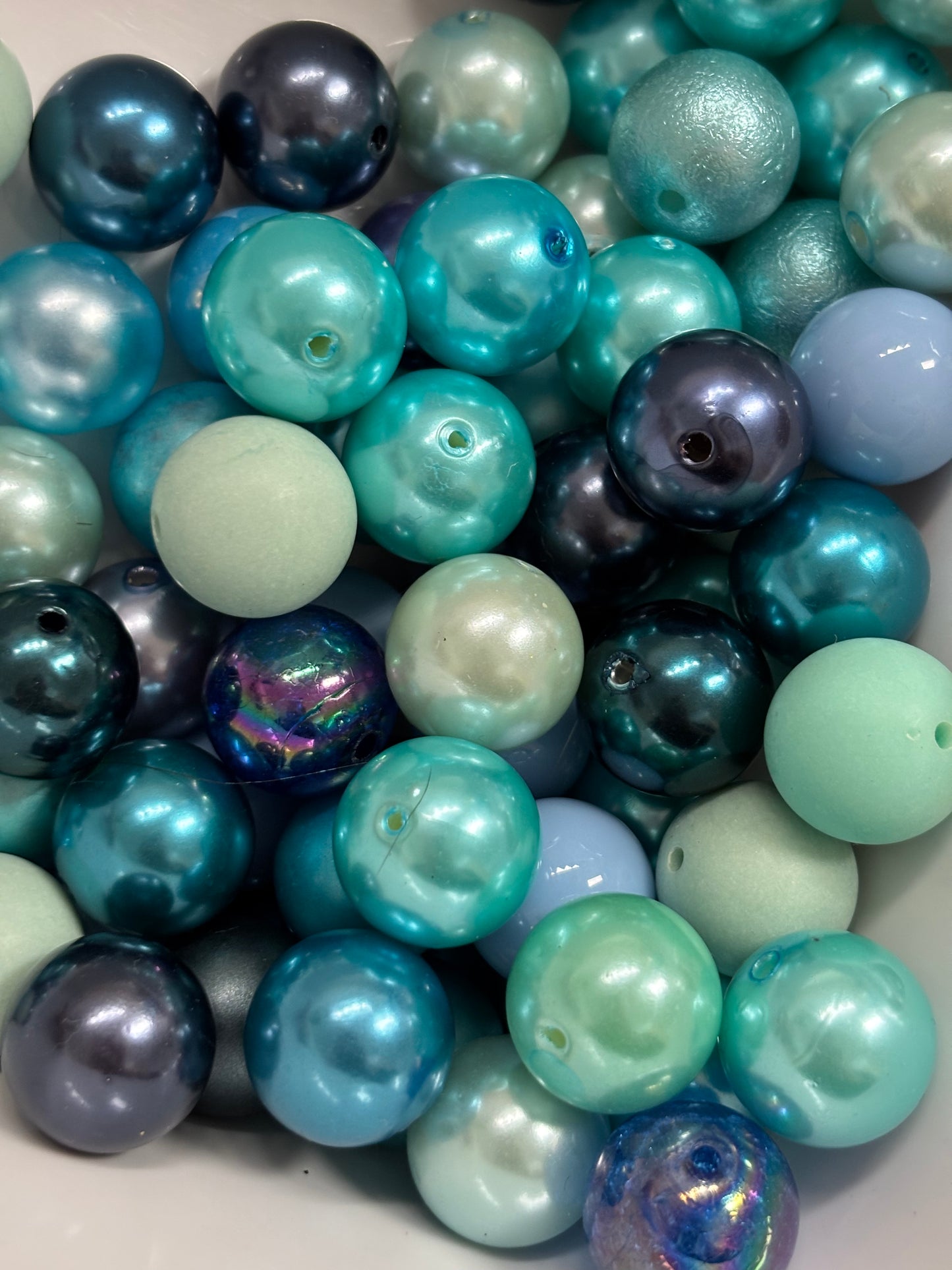 18mm Bead Mix - Blueberry Muffin