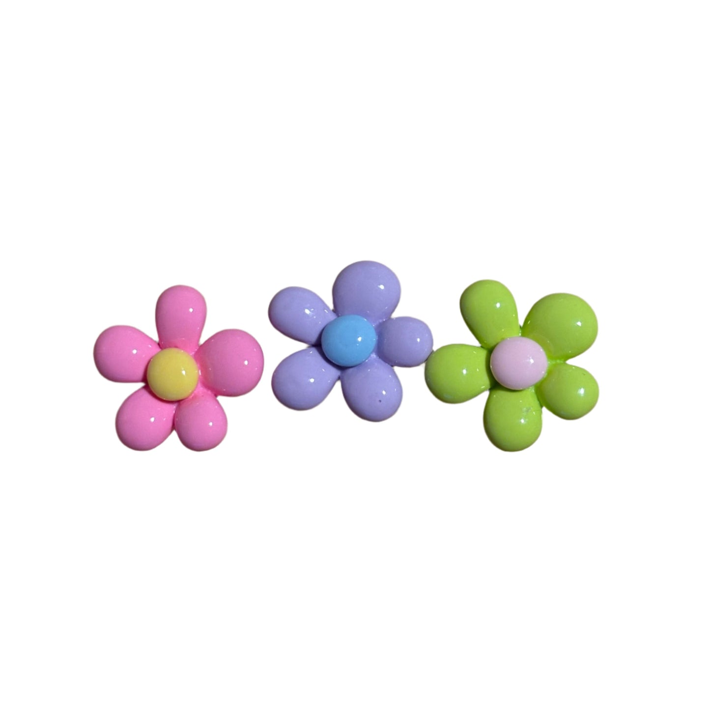 3D Jelly Bean Flower Charm